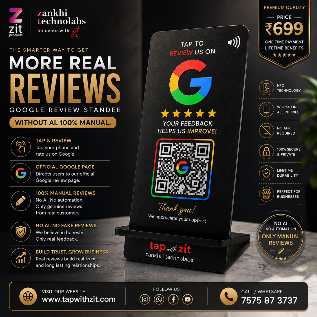 Basic Google Review Standee view 3